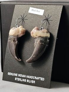 Native Americanc Made Wampum Earrings