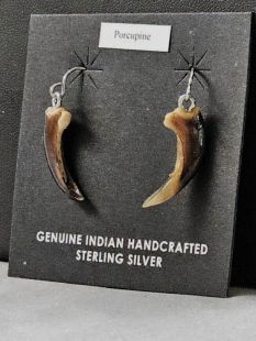 Native Americanc Made Wampum Earrings