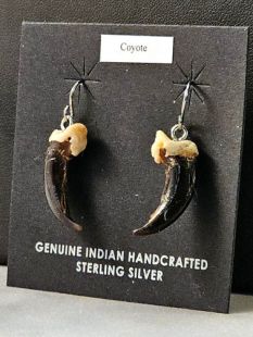 Native Americanc Made Wampum Earrings