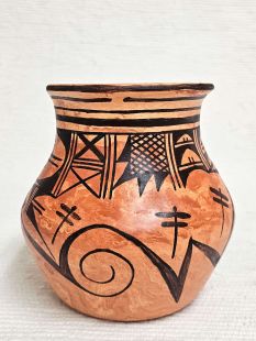 Native American Hopi Handbuilt and Handpainted Pot