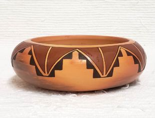 Native American Hopi Handbuilt and Handpainted Traditional Bowl