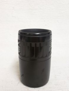 Native American San Ildefonso Handbuilt Blackware Cylinder