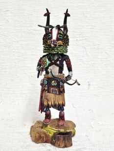 Native American Hopi Carved Badger Healer Katsina Doll
