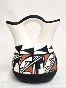Native American Acoma Handpainted Wedding Vase