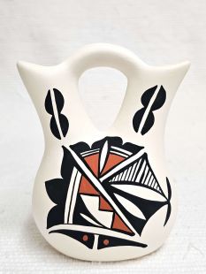 Native American Acoma Handpainted Wedding Vase