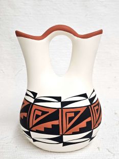 Native American Acoma Handpainted Wedding Vase