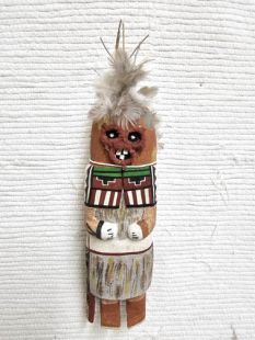 Old Style Hopi Carved Maasaw Traditional Death Katsina Doll