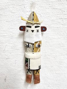 Old Style Hopi Carved Planet Traditional Fearsome Katsina Doll