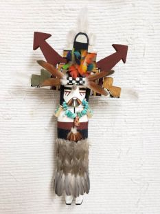 Old Style Hopi Carved Shalako Mana Traditional Kachina Doll (Katsina Doll)