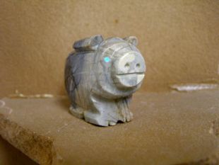 Zuni Carved Pig Fetish