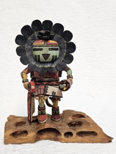 Native American Hopi Carved Sunface Katsina Doll