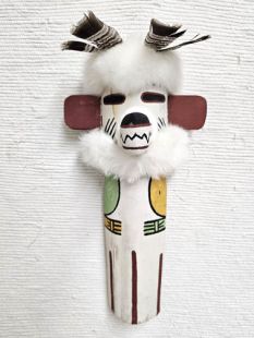 Old Style Hopi Carved Bear Traditional Powerful Healer Kachina Doll (Katsina Doll)