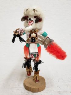 Native American Hopi Carved Bear Katsina Doll--Vintage 