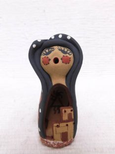 Native American Pottery Storyteller Doll 7.75 (66nap1) - Mission Del Rey  Southwest