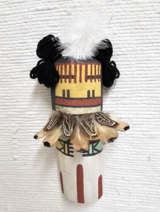 Old Style Hopi Carved Corn Maiden Traditional Kachina Doll (Katsina Doll)