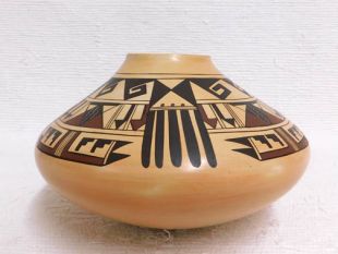 Native American Hopi Handbuilt and Handpainted Pot