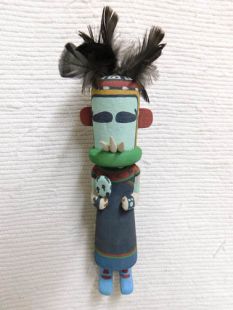 Old Style Hopi Carved Korososta Traditional Planting Kachina Doll (Katsina Doll)