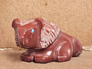Zuni Carved African Lion Fetish