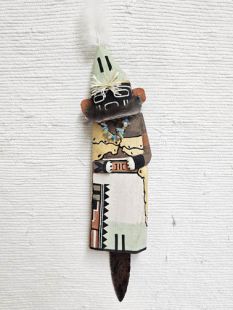 Old Style Hopi Carved Warrior Twin Traditional Warrior Kachina Doll (Katsina Doll)