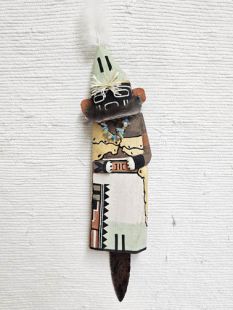 Old Style Hopi Carved Warrior Twin Traditional Warrior Katsina Doll