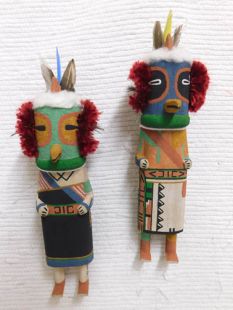 Old Style Hopi Carved Chicken Traditional Katsina Dolls