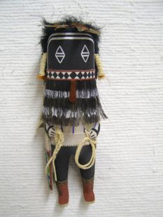 Old Style Hopi Carved Disheveled Traditional Guard Katsina Doll