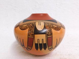 Native American Hopi Handbuilt and Handpainted Traditional Pot