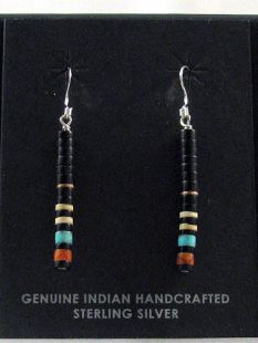 Native American Santo Domingo Made Earrings