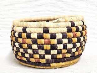 Native American Hopi Made Coil Basket--Vintage