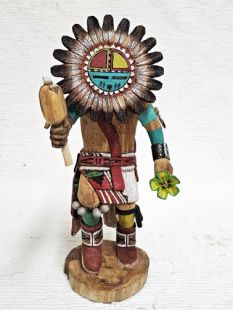 Native American Hopi Carved Sunface Katsina Doll