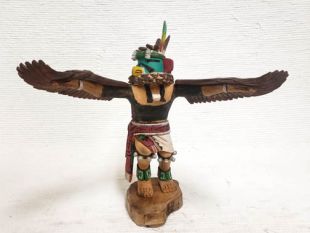 Native American Hopi Carved Eagle Great Spirit Katsina Doll