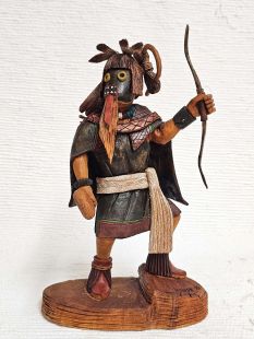 Native American Hopi Warrior Maiden Kachina Doll (Katsina Doll)