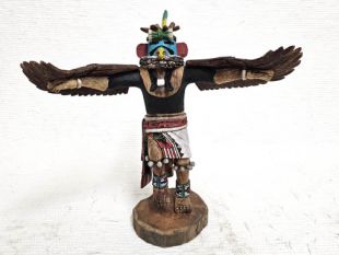 Native American Hopi Carved Eagle Great Spirit Katsina Doll