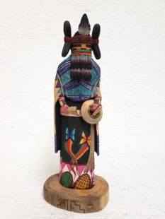Native American Hopi Carved Corn Maiden Katsina Sculpture