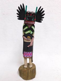Native American Hopi Carved Crow Mother Katsina Doll