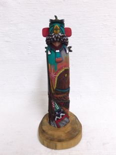 Native American Hopi Carved Eagle Dancer Katsina Sculpture