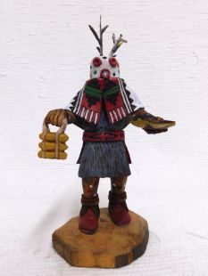 Native American Hopi Carved Maasaw Death Katsina Doll