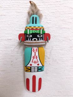 Old Style Hopi Carved Warrior Twin Traditional Warrior Kachina Doll (Katsina Doll)