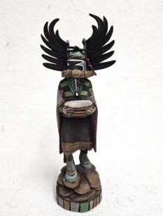 Native American Hopi Carved Crow Mother Katsina Doll