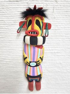 Old Style Hopi Carved Heheya Traditional Messenger Kachina Doll (Katsina Doll)
