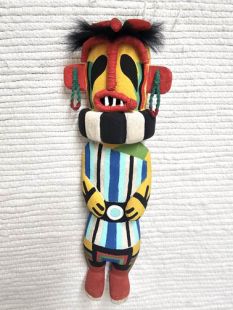 Old Style Hopi Carved Heheya Traditional Messenger Kachina Doll (Katsina Doll)
