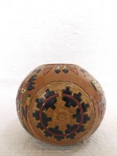 Native American Navajo Handbuilt Pitch Pot