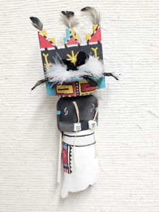 Old Style Hopi Carved Hemis Traditional Home Going Kachina Doll (Katsina Doll)