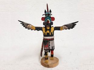 Native American Hopi Carved Eagle Great Spirit Katsina Doll