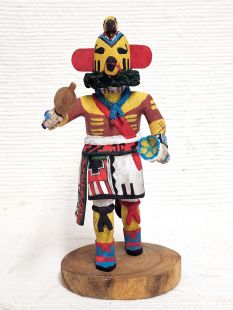 Native American Hopi Carved Parrot Kachina Doll (Katsina Doll)