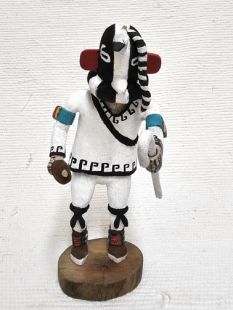 Native American Hopi Carved Kokopelli Fertility Kachina Doll (Katsina Doll)