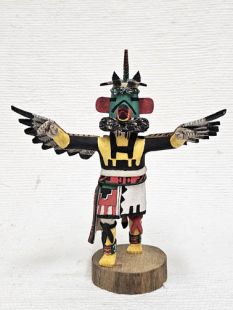 Native American Hopi Carved Eagle Great Spirit Kachina Doll (Katsina Doll)