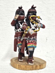 Native American Hopi Carved Snake Dancer Kachina Dolls (Katsina Dolls)
