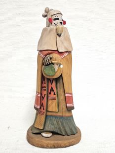 Native American Hopi Carved Snow Maiden Kachina Doll (Katsina Doll)