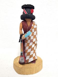 Native American Hopi Carved Piki Craver Kachina Doll (Katsina Doll)